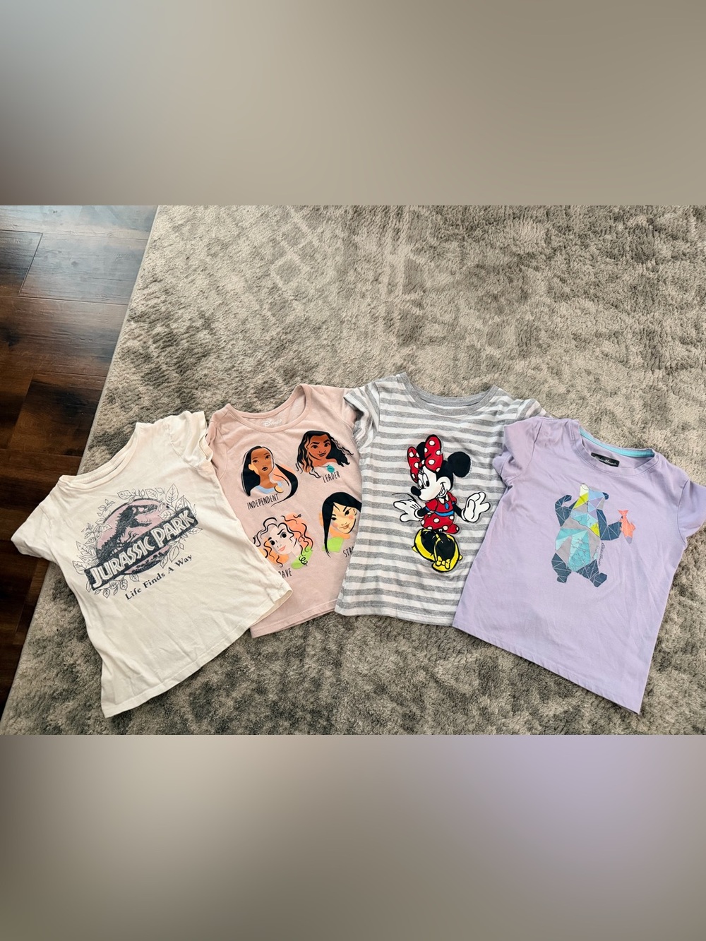 Disney, Jurassic Park, & Eddie Bauer Girls Graphic Tees